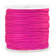 Macramé bead cord 0.8mm Fuchsia pink